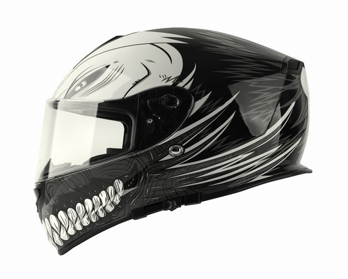 CASCO MAX V127 INTEGRAL C/ANT. DE SOL (BLACK HOLLOW) L [M127001]